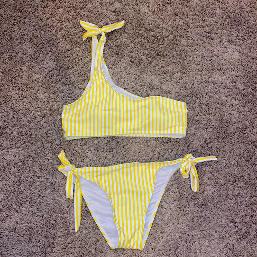 SHEIN one shoulder bikini swimsuit